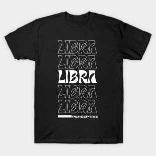 Libra retro zodiac design T-Shirt